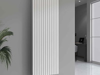1 x h1800xb600 dubbele design radiator vero mat wit - afbeelding 1 van  5