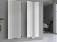 1 x h1800xb600 dubbele design radiator vero mat wit - afbeelding 4 van  5