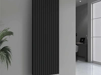 1 x h1800xb600 dubbele design radiator vero mat zwart