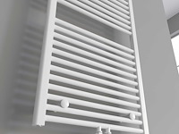 1 x h1800xb600 handdoekradiator mat wit - linteo - afbeelding 3 van  3
