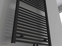 1 x h1800xb600 handdoekradiator mat zwart - linteo - afbeelding 3 van  3