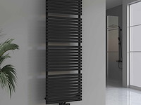 1 x h1800xb600 mat zwart handdoekradiator verezzo