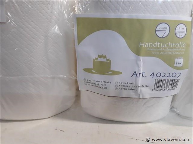 1 x handdoekrol 6 stuks - afbeelding 2 van  2