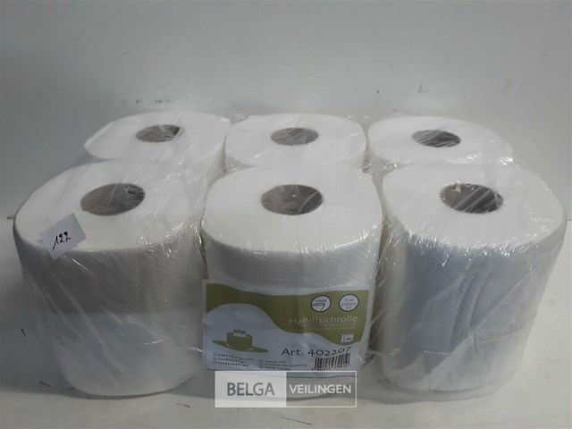 1 x handdoekrol 6 stuks - afbeelding 1 van  3