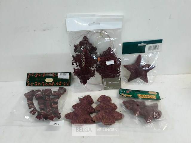 1 x hangdeco paars mix 7 stuks - afbeelding 2 van  3