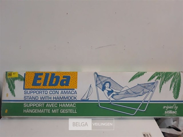 1 x hangmat metalen frame - afbeelding 1 van  3