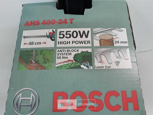 1 x heggenschaar ahs 480-24t lengte blad 48 cm knipt 24 cm 550w - afbeelding 3 van  3