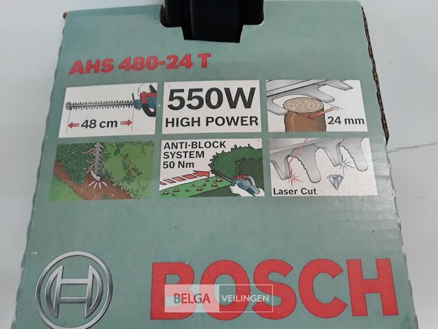 1 x heggenschaar ahs 480-24t lengte blad 48 cm knipt 24 cm 550w - afbeelding 3 van  3