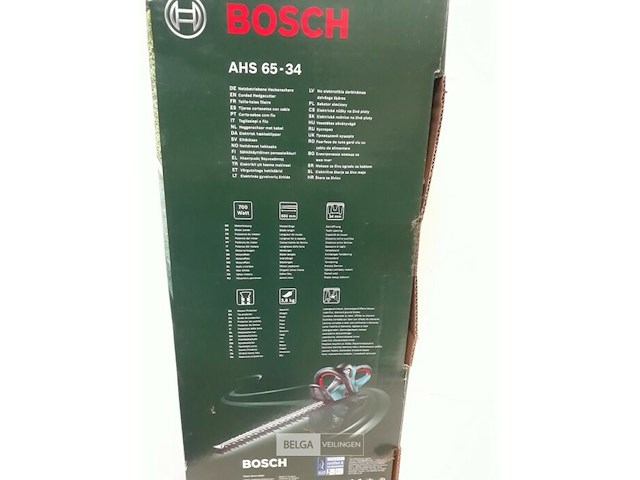 1 x heggenschaar ahs 65-34 lengte blad 60 cm knipt 34 mm 700w - afbeelding 3 van  3