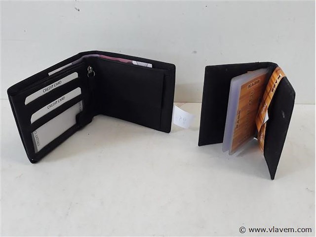 1 x heren portefuille + 1 x kaarthouder - afbeelding 2 van  2