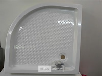 1 x hoek douchebak afgerond 90x90 cm - afbeelding 1 van  3