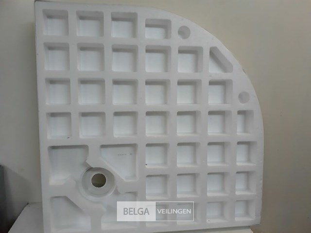 1 x hoek douchebak afgerond 90x90 cm - afbeelding 3 van  3