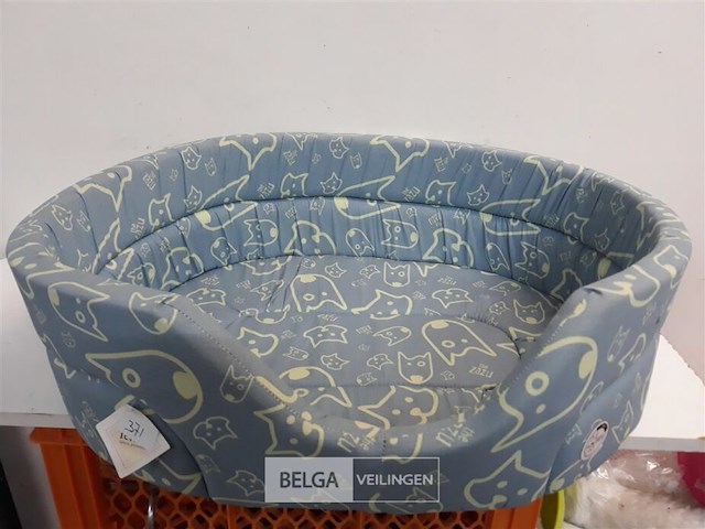 1 x hondenbed stof 90x70 cm - afbeelding 1 van  3