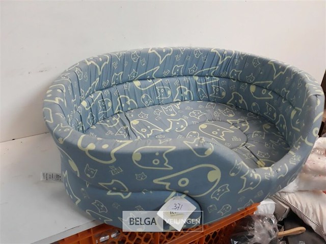 1 x hondenbed stof 90x70 cm - afbeelding 3 van  3