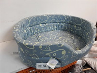 1 x hondenbed stof 90x70 cm - afbeelding 3 van  3