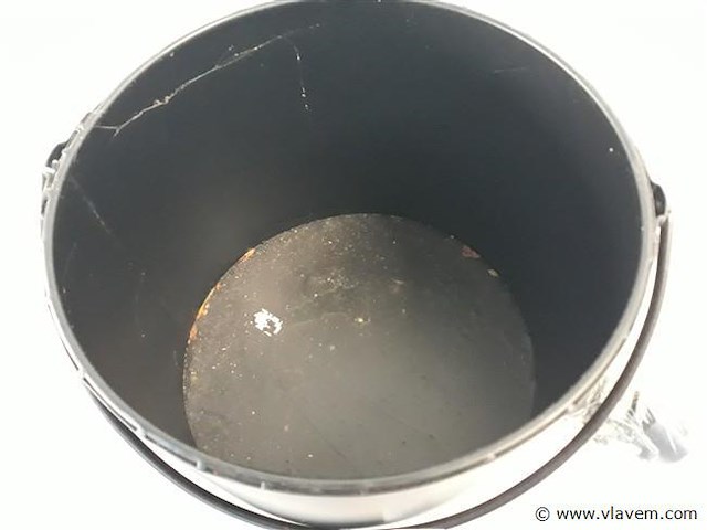 1 x houtblokken emmer zwart - afbeelding 2 van  2