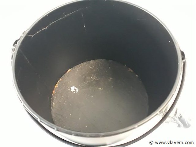 1 x houtblokken emmer zwart - afbeelding 2 van  2