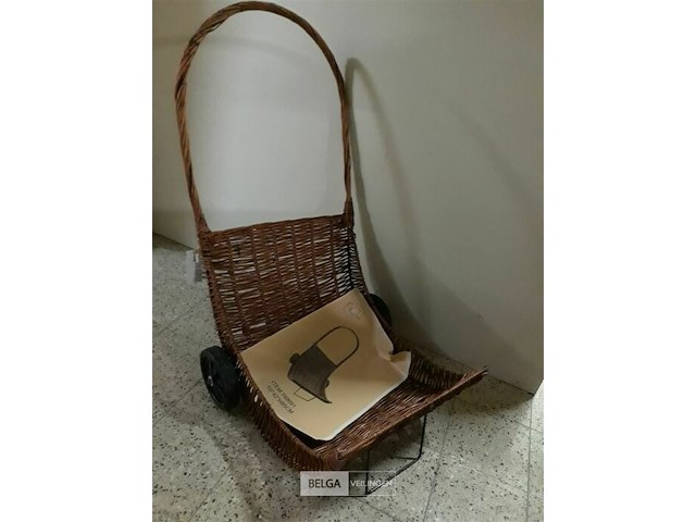 1 x houtblokken trolley - afbeelding 2 van  3