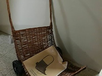 1 x houtblokken trolley - afbeelding 1 van  3
