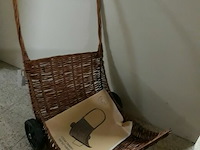 1 x houtblokken trolley - afbeelding 1 van  3