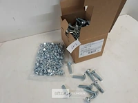 1 x houtbout met moer verzinkt m 6 x 30 mm 200 stuks