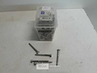 1 x houtdraadbout inox 6x60 mm 80 stuks - afbeelding 1 van  3