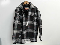 1 x houthakkershemd grijs xl - afbeelding 1 van  3