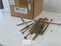 1 x houtschroeven 5 x 120 mm 160 stuks pz 2 kruiskop - afbeelding 3 van  3