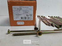 1 x houtschroeven 6 x 200 mm 25 stuks torx - afbeelding 3 van  3