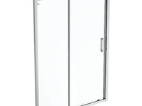 1 x ideal standard connect 2 - schuifdeur, 2-delig, 120 cm, silver bright/helder glas k9277eo (nr 15-17) - afbeelding 3 van  3