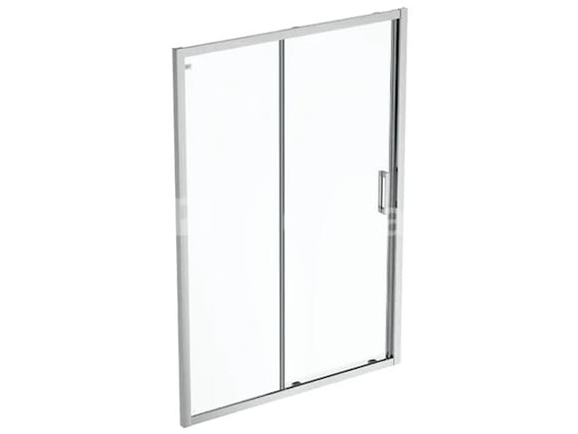1 x ideal standard connect 2 - schuifdeur, 2-delig, 120 cm, silver bright/helder glas k9277eo (nr 15-17) - afbeelding 3 van  3