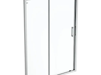 1 x ideal standard connect 2 - schuifdeur, 2-delig, 120 cm, silver bright/helder glas k9277eo (nr 15-17) - afbeelding 2 van  3