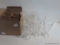 1 x ijscoupe 16 cm glas 6 stuks - afbeelding 1 van  2