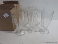 1 x ijscoupe 16 cm glas 6 stuks - afbeelding 2 van  2