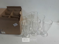 1 x ijscoupe 16 cm glas 6 stuks - afbeelding 2 van  3
