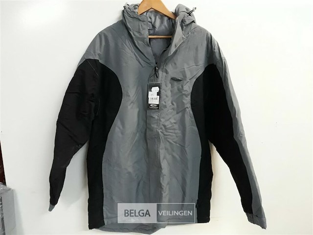 1 x jas waterdicht grijs/zwart gelert l - afbeelding 1 van  3