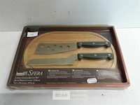 1 x kaasplank met 2 messen - afbeelding 1 van  3