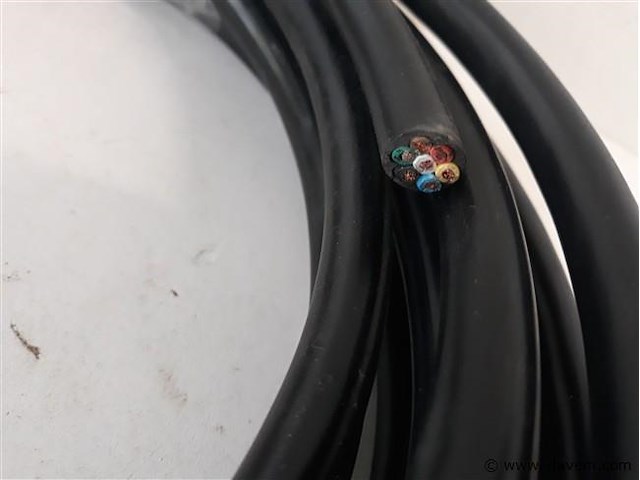 1 x kabel 7p 3 m aanhangwagenkabel - afbeelding 1 van  2