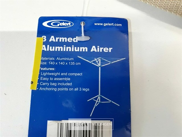 1 x kampeer droogmolen op 3 poten - afbeelding 3 van  3