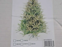 1 x kerstboom 2,4 m metalen voet groen