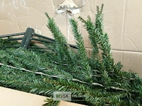 1 x kerstboom 2,4 m metalen voet groen - afbeelding 3 van  3