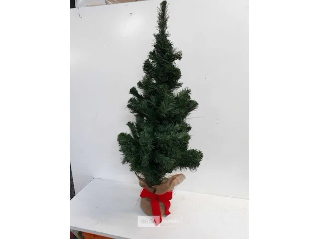 1 x kerstboom 95 cm op kluit - afbeelding 1 van  3