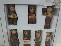 1 x kerstfiguurtjes 7-delig kinderen - afbeelding 3 van  3