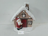 1 x kersthuis met verlichting 30x19x40 cm