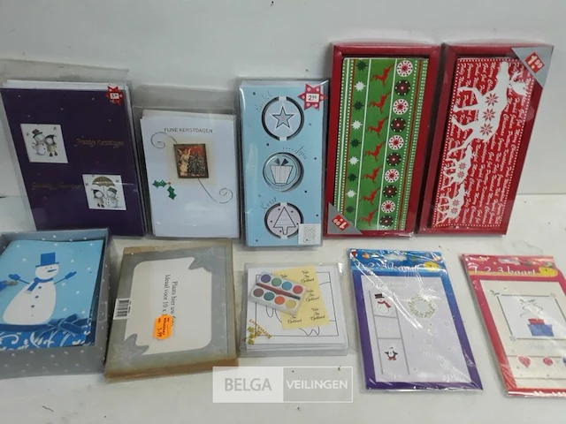 1 x kerstkaarten 10 assorti - afbeelding 3 van  3