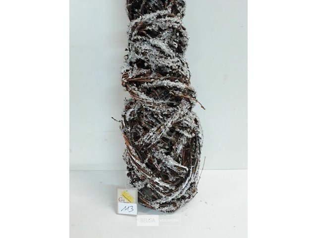1 x kerstkegel 60 cm uit takken - afbeelding 3 van  3