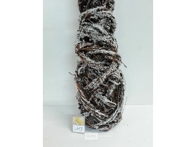 1 x kerstkegel 60 cm uit takken - afbeelding 3 van  3