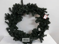 1 x kerstkrans groen 70 cm