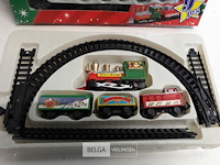 1 x kersttrein in set 9 delig - afbeelding 3 van  3