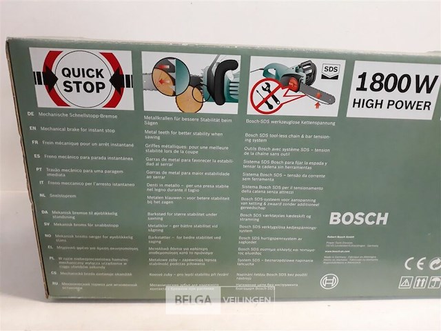 1 x kettingzaag ake35-18s bladlengte 35 cm 1800w - afbeelding 3 van  3